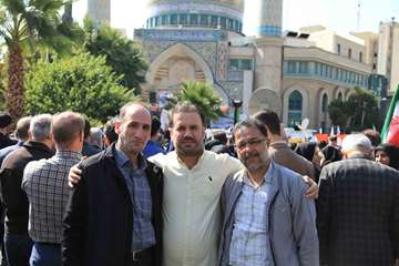 تجمع دانشگاهیان در حمایت از مردم مظلوم فلسطین 