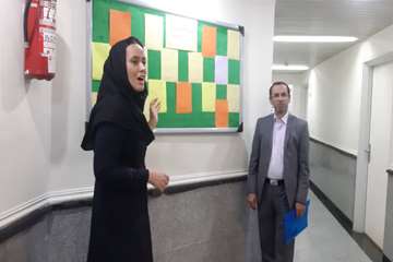 بازدید رئیس دانشگاه از مرکز توانبخشی ولیعصر