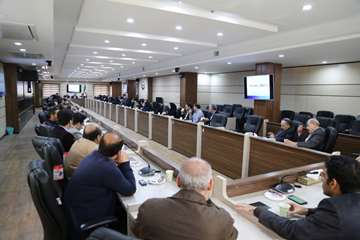 مراسم تکریم و معارفه معاون جدید توسعه مدیریت و منابع