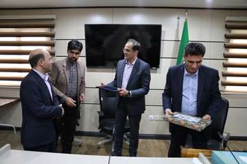 مراسم تکریم و معارفه معاون جدید توسعه مدیریت و منابع