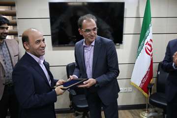 مراسم تکریم و معارفه معاون جدید توسعه مدیریت و منابع