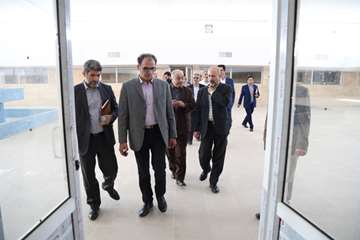 دیدار فرماندار شهرری با رئیس دانشگاه در بیمارستان رازی