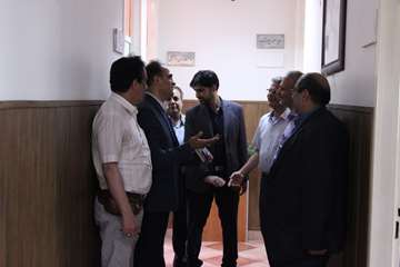 بازدید رئیس جدید دانشگاه از کارمندان