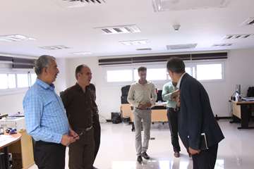 بازدید رئیس جدید دانشگاه از کارمندان