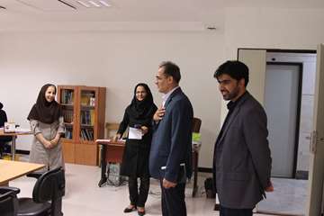 بازدید رئیس جدید دانشگاه از کارمندان