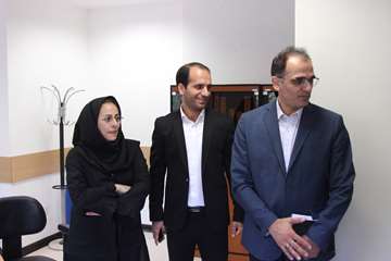 بازدید رئیس جدید دانشگاه از کارمندان