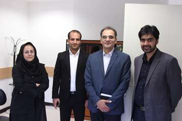 بازدید رئیس جدید دانشگاه از کارمندان