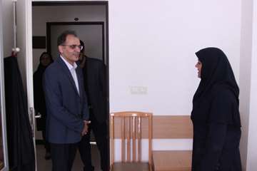 بازدید رئیس جدید دانشگاه از کارمندان