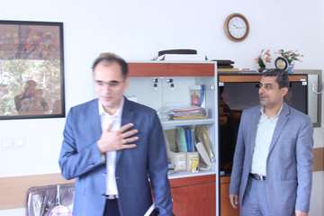 بازدید رئیس جدید دانشگاه از کارمندان
