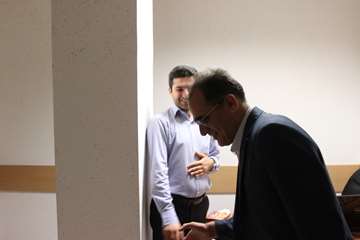 بازدید رئیس جدید دانشگاه از کارمندان