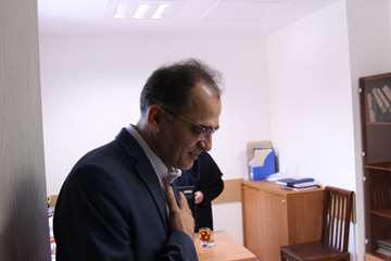 بازدید رئیس جدید دانشگاه از کارمندان