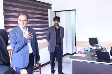 بازدید رئیس جدید دانشگاه از کارمندان