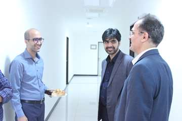 بازدید رئیس جدید دانشگاه از کارمندان