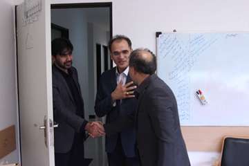 بازدید رئیس جدید دانشگاه از کارمندان