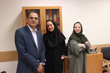 بازدید رئیس جدید دانشگاه از کارمندان