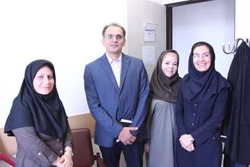 بازدید رئیس جدید دانشگاه از کارمندان