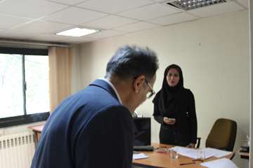 بازدید رئیس جدید دانشگاه از کارمندان