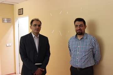 بازدید رئیس جدید دانشگاه از کارمندان