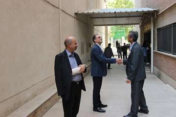 بازدید رئیس جدید دانشگاه از کارمندان