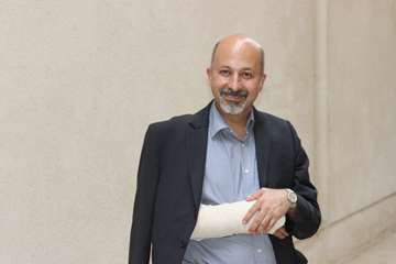 بازدید رئیس جدید دانشگاه از کارمندان