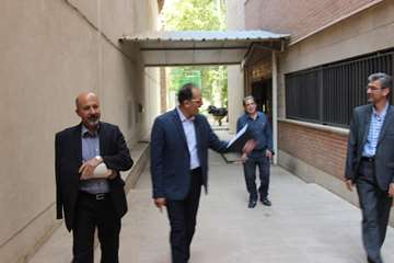 بازدید رئیس جدید دانشگاه از کارمندان