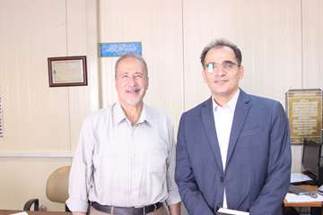 بازدید رئیس جدید دانشگاه از کارمندان