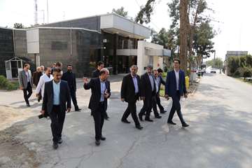 دیدار فرماندار شهرری با رئیس دانشگاه در بیمارستان رازی