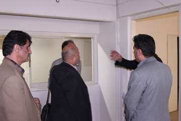 بازدید ریاست دانشگاه از خوابگاه های دانشجویی و کلاس های درس