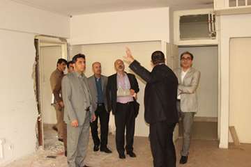 بازدید ریاست دانشگاه از خوابگاه های دانشجویی و کلاس های درس