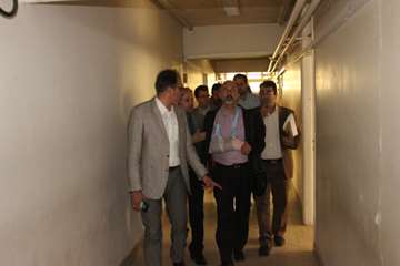 بازدید ریاست دانشگاه از خوابگاه های دانشجویی و کلاس های درس