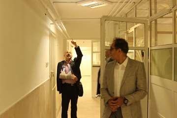 بازدید ریاست دانشگاه از خوابگاه های دانشجویی و کلاس های درس