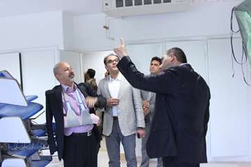 بازدید ریاست دانشگاه از خوابگاه های دانشجویی و کلاس های درس