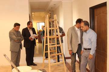 بازدید ریاست دانشگاه از خوابگاه های دانشجویی و کلاس های درس