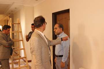 بازدید ریاست دانشگاه از خوابگاه های دانشجویی و کلاس های درس