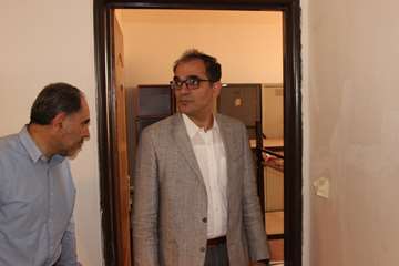 بازدید ریاست دانشگاه از خوابگاه های دانشجویی و کلاس های درس