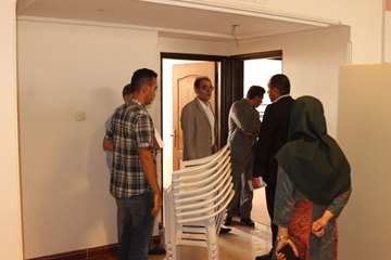 بازدید ریاست دانشگاه از خوابگاه های دانشجویی و کلاس های درس