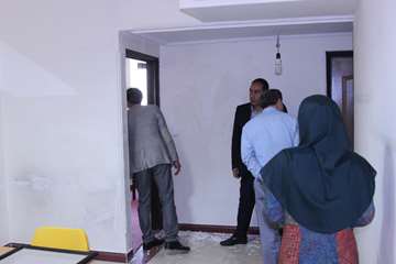 بازدید ریاست دانشگاه از خوابگاه های دانشجویی و کلاس های درس