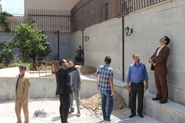 بازدید ریاست دانشگاه از خوابگاه های دانشجویی و کلاس های درس