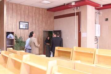 بازدید ریاست دانشگاه از خوابگاه های دانشجویی و کلاس های درس