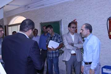 بازدید ریاست دانشگاه از خوابگاه های دانشجویی و کلاس های درس