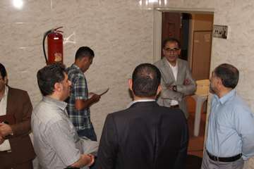 بازدید ریاست دانشگاه از خوابگاه های دانشجویی و کلاس های درس