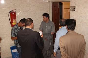 بازدید ریاست دانشگاه از خوابگاه های دانشجویی و کلاس های درس