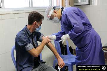 تزریق مرحله چهارم کرونا مرکز روانپزشکی رازی
