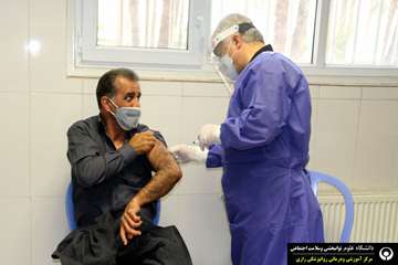تزریق مرحله چهارم کرونا مرکز روانپزشکی رازی