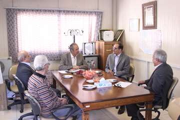 دیدار دکتر عرب، رئیس دانشگاه از همکاران بازنشسته کانون بازنشستگان دانشگاه