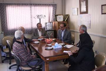 دیدار دکتر عرب، رئیس دانشگاه از همکاران بازنشسته کانون بازنشستگان دانشگاه