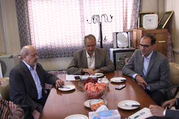 دیدار دکتر عرب، رئیس دانشگاه از همکاران بازنشسته کانون بازنشستگان دانشگاه