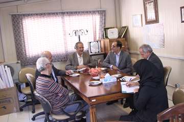 دیدار دکتر عرب، رئیس دانشگاه از همکاران بازنشسته کانون بازنشستگان دانشگاه