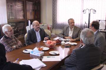 دیدار دکتر عرب، رئیس دانشگاه از همکاران بازنشسته کانون بازنشستگان دانشگاه