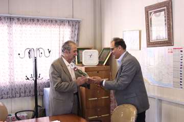 دیدار دکتر عرب، رئیس دانشگاه از همکاران بازنشسته کانون بازنشستگان دانشگاه